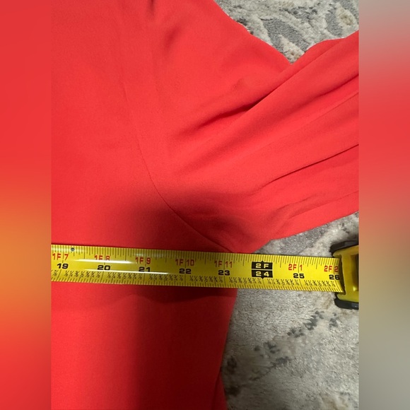 NWTs Chico’s Red/orange Utility Tunic Size 4 Or XL Blouse Career Casual - Picture 10 of 10